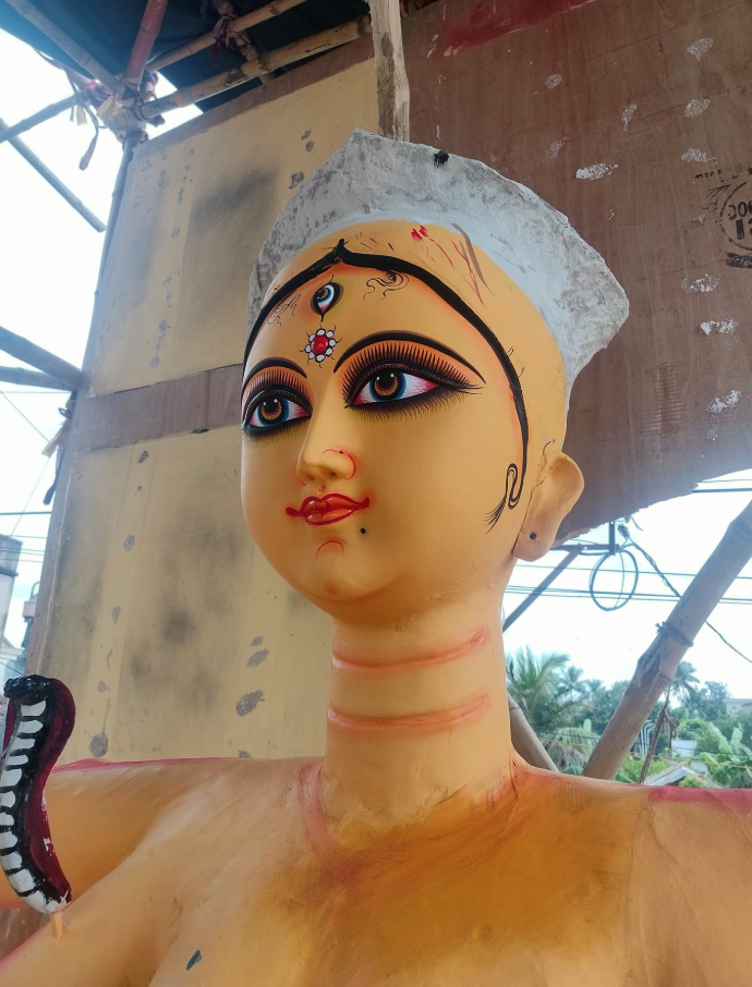 Chandannagar Jagadhatri Puja Preparation